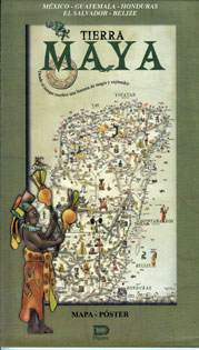 Mundo Maya Mapa Poster